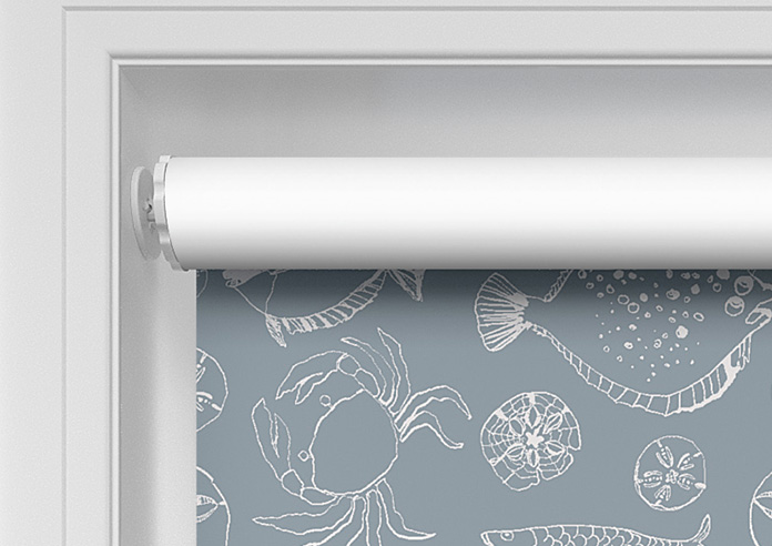 Under the Sea, Blue Mist - Twist&Fit Roller Blind - Image 10